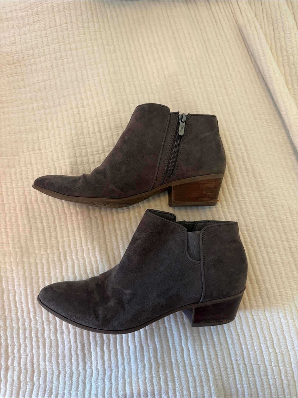 Circus by Sam Edelman Gray Suede Ankle Booties